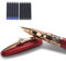 YUN CHUN Fountain Pen Fine Nib, Fancy Ink Pen with 5 Black & 5 Blue Ink Refills Cartridges, Best Pen Gift Set for Men & Women, Cool Metal Pen for Writing, Business Executive Pen for Work, Red