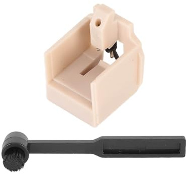 KooingTech Puntina di ricambio, ago di ricambio per giradischi, pennino fonografo per giradischi con spazzola di pulizia, compatibile con AT LP60 AT PL300 AT LP60XBT USB Giradischi Player