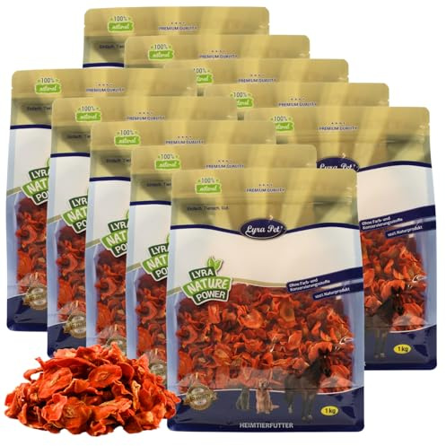 Lyra Pet® 10 kg Karotten getrocknet | Reich an Beta-Carotin & Ballaststoffen | Einzelfutter für Vögel, Nager & Reptilien | Nährstoffreiches & kalorienarmes Futter | Ideal als Ergänzung