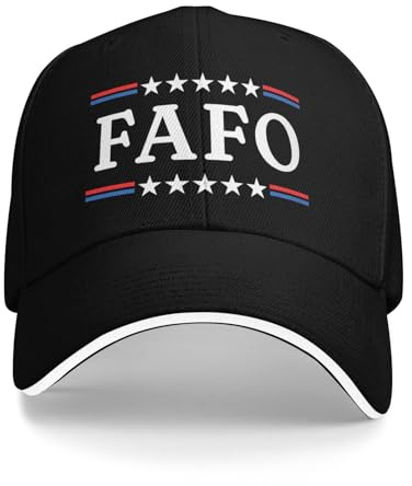 KWQDOZF Fafo Hats Unisex Baseball Cap Casquette Dad Hat