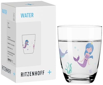 RITZENHOFF 8361012 Wasserglas 210 ml, Kids von Esther Sprenger-Pieper – farbenfrohes Kindermotiv voller Fantasie und Abenteuer – Made in Germany