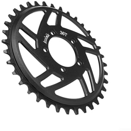 Plato de 36 dientes compatible con motores BAFANG de aluminio CNC de alto rendimiento para entusiastas del ciclismo (HD-rosa)