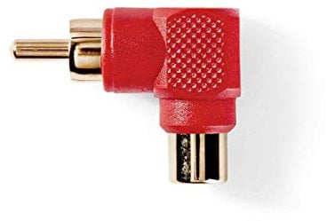 Nedis 90°-Winkel-Mono-Audioadapter, Cinch-Stecker