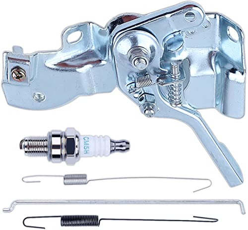 Adefol Kit Manetta e Primavera per Motore Honda GX160 GX200 GX140 168F 5.5/6.5HP, Valvola a Farfalla + Asta del Regolatore + Primavera del Regolatore + Primavera + Candela 5 in 1