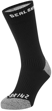 SEALSKINZ Briston | Waterproof All Weather Mid Length Sock with Hydrostop