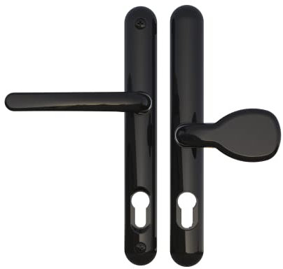 Ultion Sweet Door Handle Paddle Style 211mm (Long Fixings) - Matching Door Furniture Available (Black)