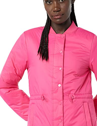 Amazon Essentials Veste Bomber rembourrée à la Taille Femme, Rose Incandescent, XS