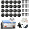 Crochet Ridelle De Bâche Ronds Inclus Vis Lot De 20 Boutons Ronds (20 Pcs) Pour Filet Remorque Et Bache Remorque Crochet Remorque En Plastique Dur