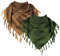 FREE SOLDIER Unisex Set Sports Series Shemagh Pali Tuch Kopftuch Herren Palästina Kufiya Original Turban, Grün & Braun, One Size