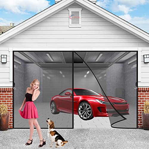 Fliegengitter Tür Magnetisch 275x205 cm (993 Größe) Moskitonetz Tür Insektenschutz Fliegenschutzvorhang Automatisch Verschließen Magnet für Wohnzimmer Balkontür, Anthrazit