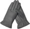 Ymmchy Touchscreen Handschuhe für Damen Warme Lederhandschuhe Gefüttert Winter SMS-Handschuhe Grau L