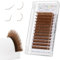 ANNAFRIS Farbige Wimpernverlängerung Braun 0.10 C 8-15mm Mix Einzelne Wimpern Extensions Volumen Wimpern Bunte Individuelle Wimpern Klassische(Brown 0.10-C Mix)