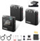 GODOX VirsoS M2 Wireless Lavalier Microphone System for Sony Camera, Mic Kit (2 TX+1 SRX+Charging Case), 200m(656ft) Range, 2.4GHz Noise Cancelling for Photography
