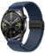 XMUXI 22mm Nylon Armband Kompatibel mit Huawei GT4/GT3/GT2 46mm/Garmin Venu 2/3/Vivoactive 4, Sport Uhrenarmband für Samsung Watch 3 45mm/Gear S3 Damen Herren Elastisches Geflochtenes Marineblau