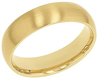Amor Ring Edelstahl Unisex Damen Herren Ringe, Gold, Kommt in Schmuck Geschenk Box, 2037287