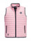 SCHIETWETTER Unisex Kinder Steppweste Stian mit Reflektoren, Outdoor, mit Stehkragen, Pufferweste, leicht gefüttert pink 128
