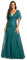 Ever-Pretty Women's V Neck Short Sleeve Elegant Floor Length A Line Long Tulle Evening Dresses Teal 10UK