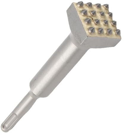 HAPPOW SDS Plus Scalpello per calcestruzzo e cemento, scalpello elettrico per piastrelle con testa quadrata, manico rotondo a 16 denti, strumento per boccole di pietra, ponti, muri, piastrelle in