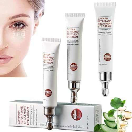Magic Anti-Age Cayman-Augencreme, 3 Stück, aktualisiert Cayman-Augencreme, entfernt Tränensäcke, Augenringe und Falten