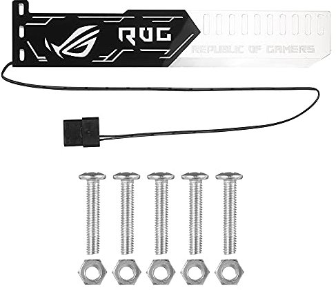 RGB25, Acrylic RGB Graphics Card Stand, LED Lights, Wide Compatibility, Portable Design, Easy to Install