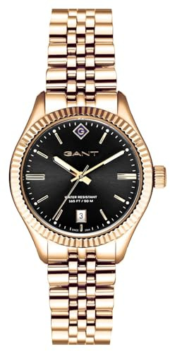 GANT Sussex (34mm) Black Dial Stainless Steel PVD Gold G136012