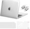 MOSISO Compatible with MacBook Pro 14 inch Case 2025 2024 2023 2022 2021 M4 M3 M2 M1 A3112 A3185 A3401 A2918 A2992 A2779 A2442, Hard Shell Cover&KeyboardCover&Screen Film&Type C Adapter, Crystal Clear