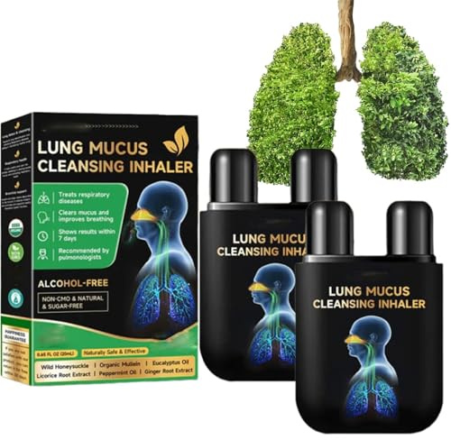 Kräuter-Lungenreinigungs-Inhalator, Lungenschleim-Reinigungsinhalator (2) | Lungenreinigungsspray
