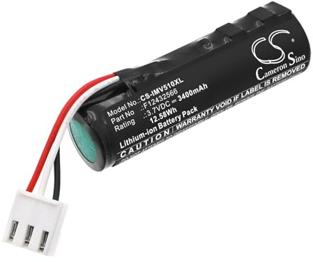 TCTK Akku 3400mAh Kompatibel mit [Ingenico] Move 5000 3G Bluetooth, Move 5000 3G WiFi Bluetooth, 3G/GPRS, 4G 4G WiFi Ersetzt F12432566