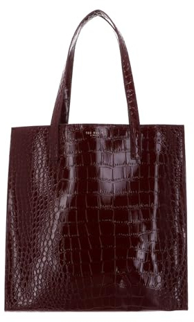 Ted Baker Handtasche Wenonaa Croc Effect Icon Bag Wine weinrot