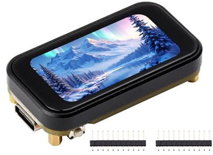 ESP32-S3 1.47inch Touch Display Development Board, 172×320, 262K Color, 240MHz LX7 Dual-core Processor, Supports 2.4GHz Wi-Fi/BLE 5, Onboard TF Card Slot, IPS, ESP32 with Display