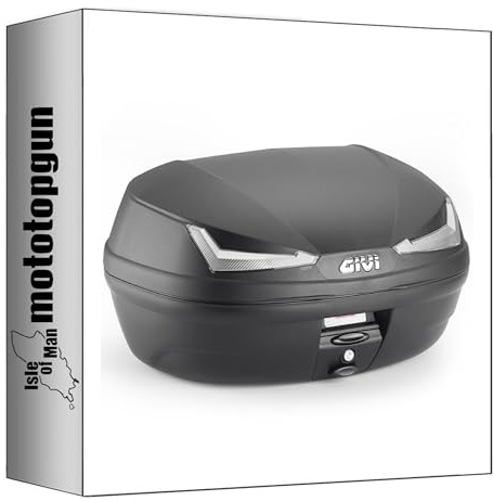 givi motorradkoffer e455nt monolock simply iv schwarz tech 45 lt + träger kompatibel mit honda adv 350 2022 2023 2024 mototopgun
