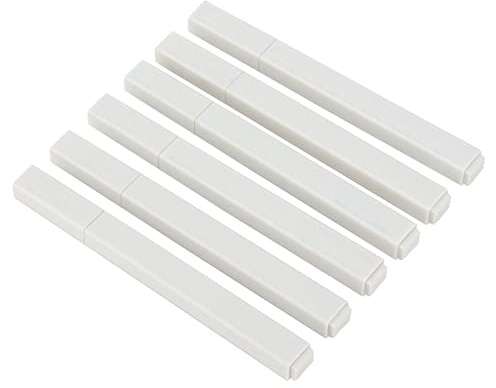 Riuulity Lebendige Textmarker in 6 Morandi- und Pastellfarben, Rutschfestes Design, 5 Zoll Länge, für Kunst und Dekoration (Sanfte Farben)