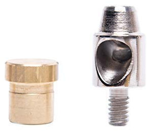 GETMORE Parts Lochwerkzeug, Lochstanze, Lochpfeife - 6 mm, Stahl, für Leder, Filz, dickere Stoffe, Spindelpressen, Ösenpressen