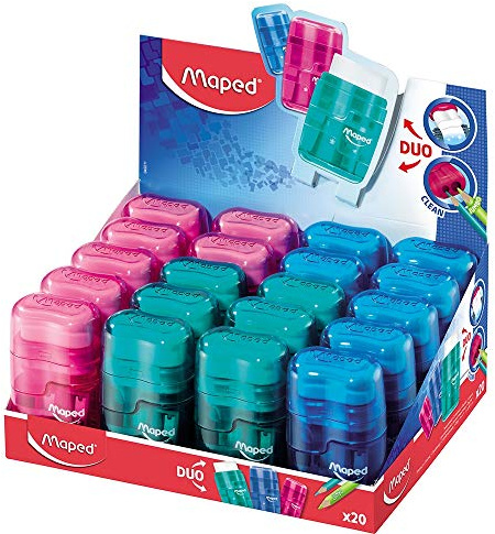 Maped WIGO Connect Translucent Eraser with 2 Display Holes