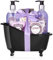 BRUBAKER Cosmetics Bade-Geschenkset Lavendel Vanille mit Deko Badewanne schwarz 9-teilig