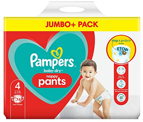 Baby-Dry Hosen Größe 4, Windel, für 9 kg-15 kg