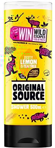 Original Source Zesty Lemon & Tea Tree Shower Gel, 500ml