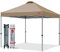 MasterCanopy 2 x 2 m Pop-up-Pavillon Faltpavillon Festzelt mit Entlüftung für Markt, Garten, Events, Khaki