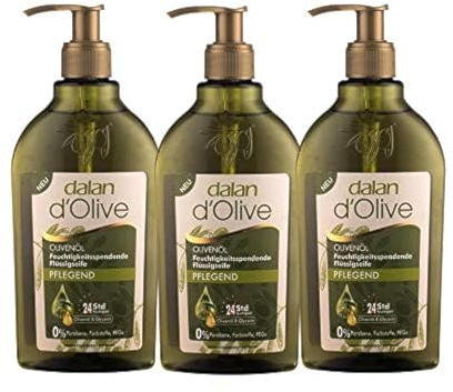 3x Dalan d´Olive Flüssigseife pflegend (300ml)