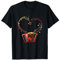 Akkordeon Herz Instrument Ziehharmonika Orchester Geschenk T-Shirt