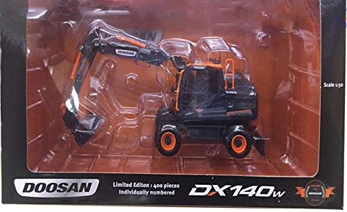 Pelle sur roues Doosan DX140W UH8137 1/50 DIECAST MODELE FINI TRUCK A