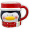 MIK funshopping Weihnachtstasse | Hochwertige Keramik-Tasse mit weihnachtlichem Design | Ideal für Heiß- & Kaltgetränke | Pinguin 350ml