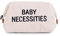 Childhome Trousse De Toilette Bébé/Enfant, Pochette Toilette, Déperlante, Spacieuse, Fermeture Glissière, Baby Necessities, Teddy Ecru