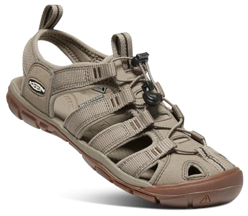KEEN Clearwater CNX, Sandale Femme, Timberwolf/Timberwolf, 40