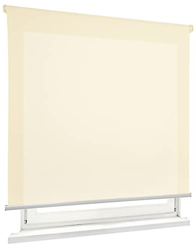 HOME MERCURY Store enrouleur translucide uni (150 x 180 cm, beige)