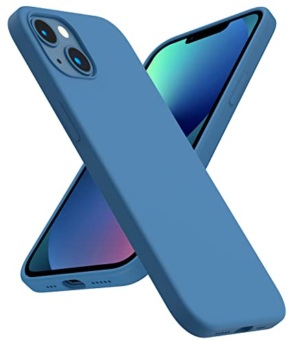 ACRONIX für iPhone 13 Hülle Silikon, Kompatibel mit iPhone 13(6,1), Handyhülle Liquid Silikon Soft Ultimative Touch, 3-Layer Struktur Rundumschutz Slim Case Cover für iPhone 13 - Blau