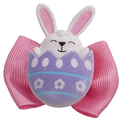 QHP Mähnenschleifen Mähnenschmuck Ostern (rosa)
