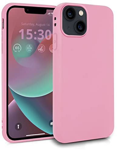 MyGadget Cover per iPhone 14 Plus - Custodia Protettiva in Silicone Morbido – Case TPU Flessibile - Ultra Protezione Antiurto & Antigraffio - Rosa