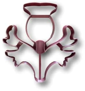 Ausstechform, schottische Distel, 10,2 cm