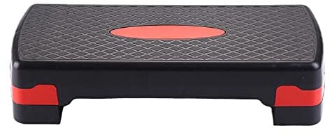 LTLCLZ Bodenfitness Aerobic Step Cardio Yoga Pedal Stepper Fitnessstudio Training Yoga Fitness Aerobic Stiefausrüstung,Rot